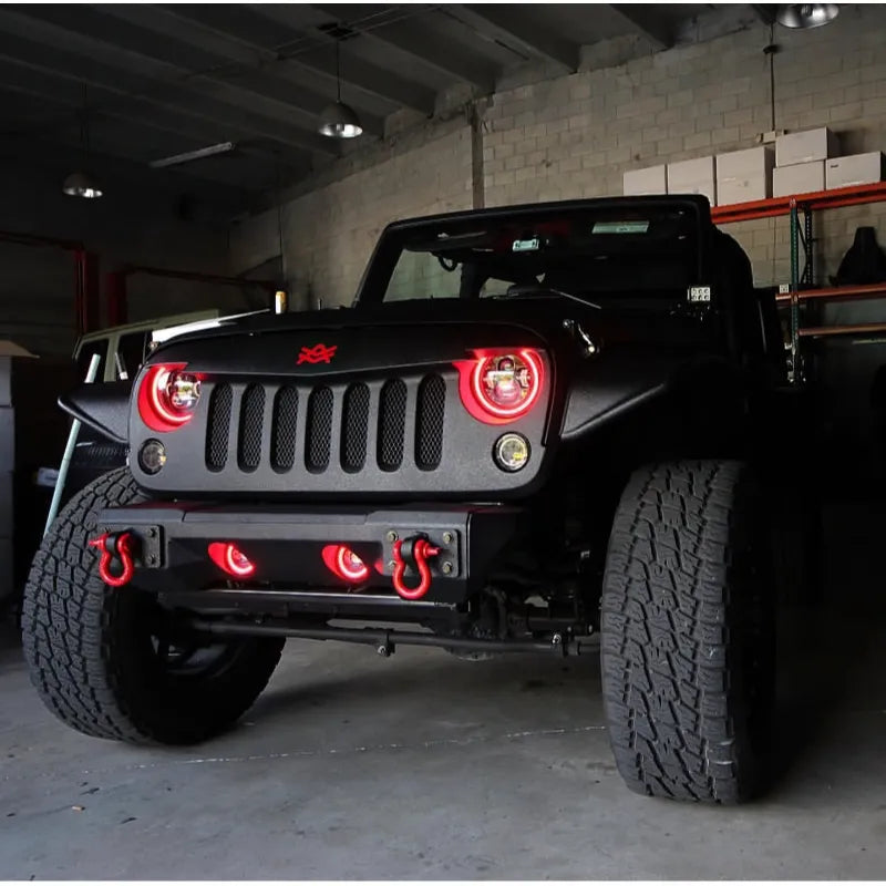 Oracle 7in LED Headlights Black Bezel | Jeep Wrangler 97-18 (5769-333)