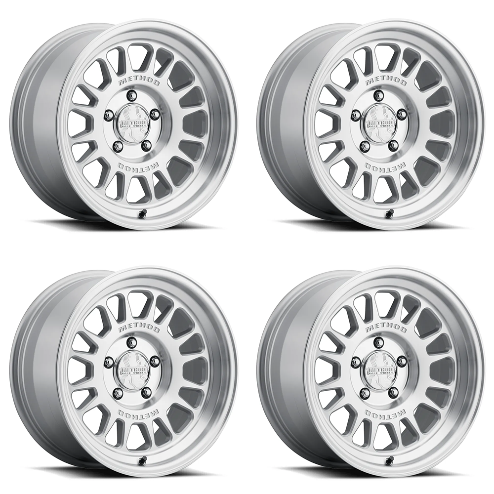 (set of 4) Method MR318 Machined | 17x8.5" +0mm | 5x5in Wheel