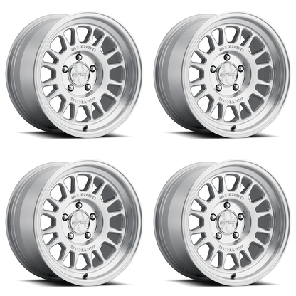 (set of 4) Method MR318 Machined | 17x8.5" +0mm | 5x5in Wheel