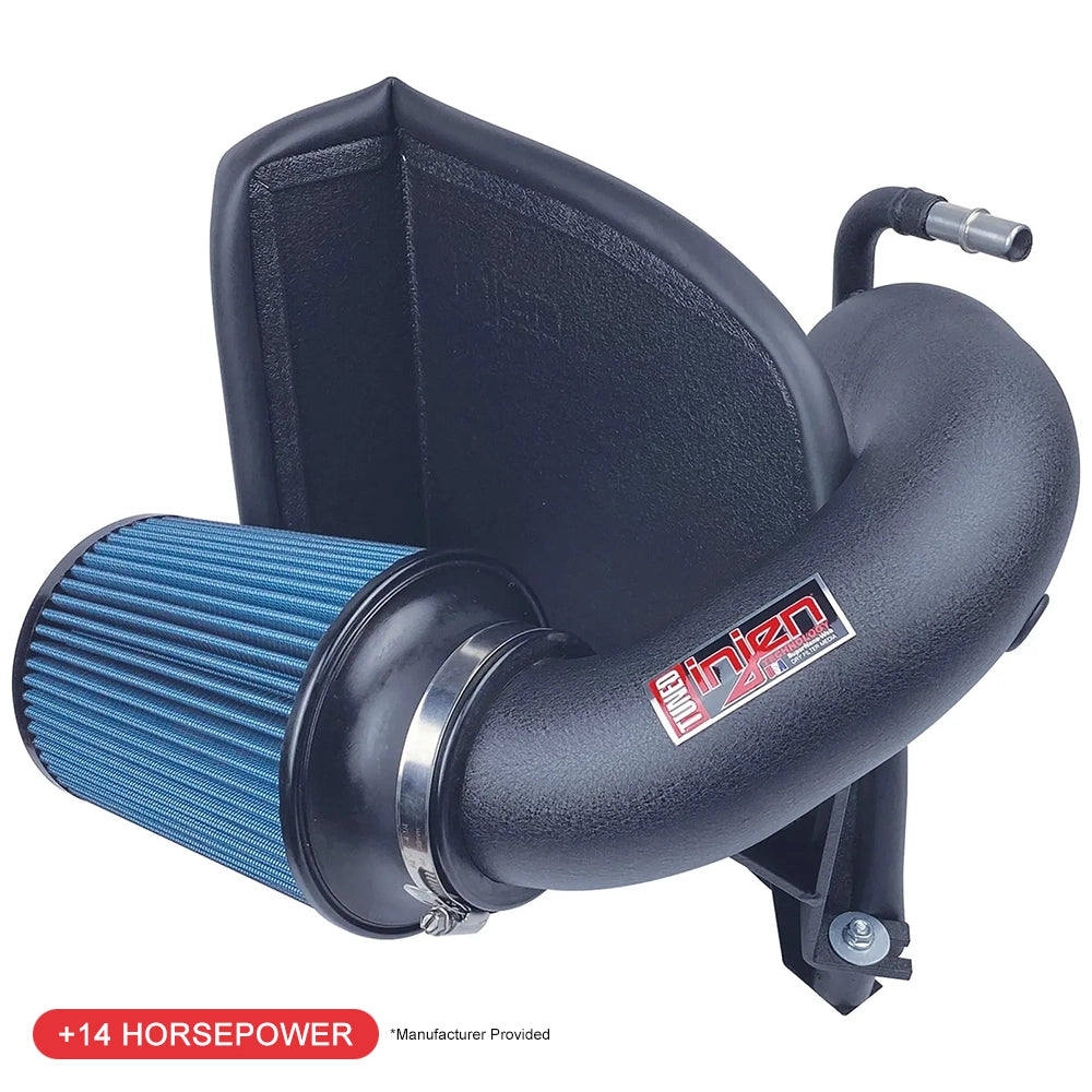 Injen 2.3L Turbo Wrinkle Black PF Cold Air Intake | Ford Ranger (11-23) (PF9071WB)