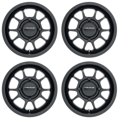 (set of 4) Method MR409 UTV Bead Grip Matte Black | 15x10" +0mm | 4x156mm Wheel