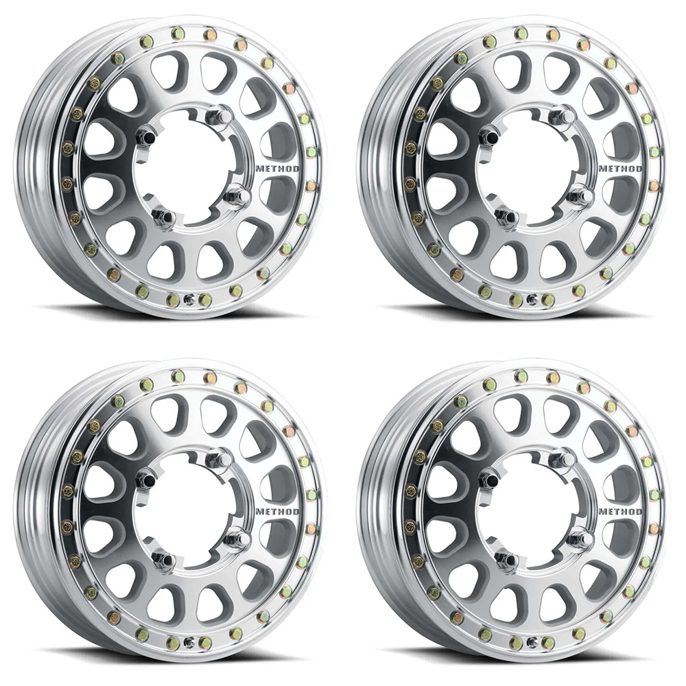 (set of 4) Method MR401-R UTV Beadlock High Offset | 15x5" +40mm | 5x4.5in Wheel