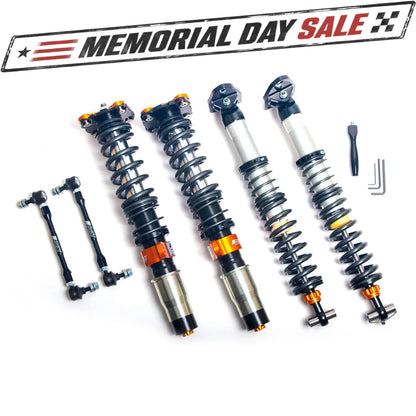 AST Suspension 5100 Comp Series Coilovers w/ Springs & Topmounts - Honda S2000 AP1 RWD