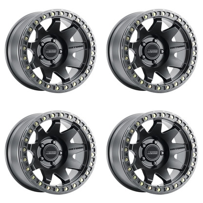 (set of 4) Method MR108 Beadlock Matte Black | 17x9" -44mm | 5x5in Wheel