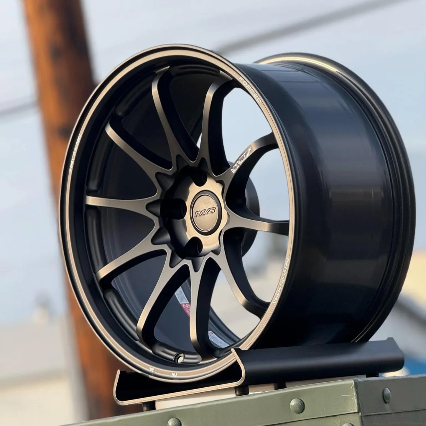 Volk Racing CE28N-Plus 18x9.5 +22 5x114.3 Matte Black (SET)