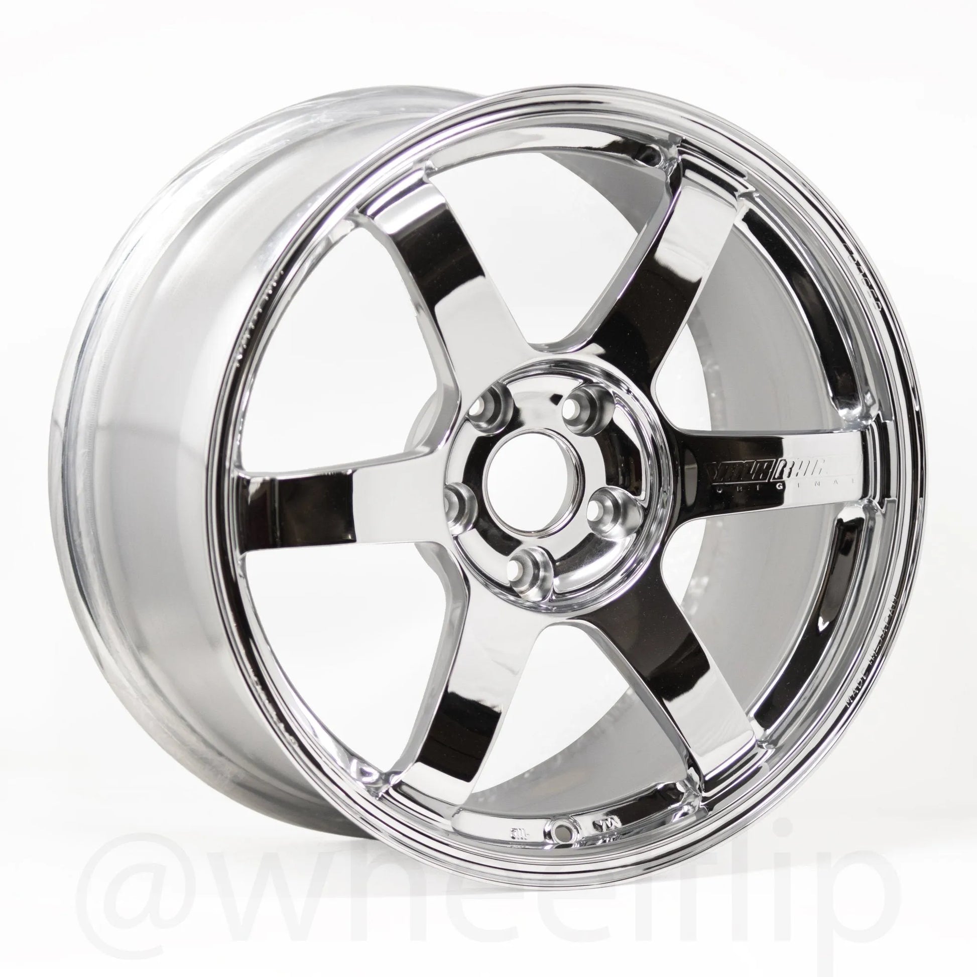 Volk Racing TE37 Saga S-Plus 18x9.5 +38 5x114.3 Chrome Plating (SET)