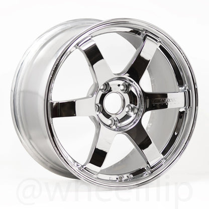 Volk Racing TE37 Saga S-Plus 18x9.5 +38 5x114.3 Chrome Plating (SET)