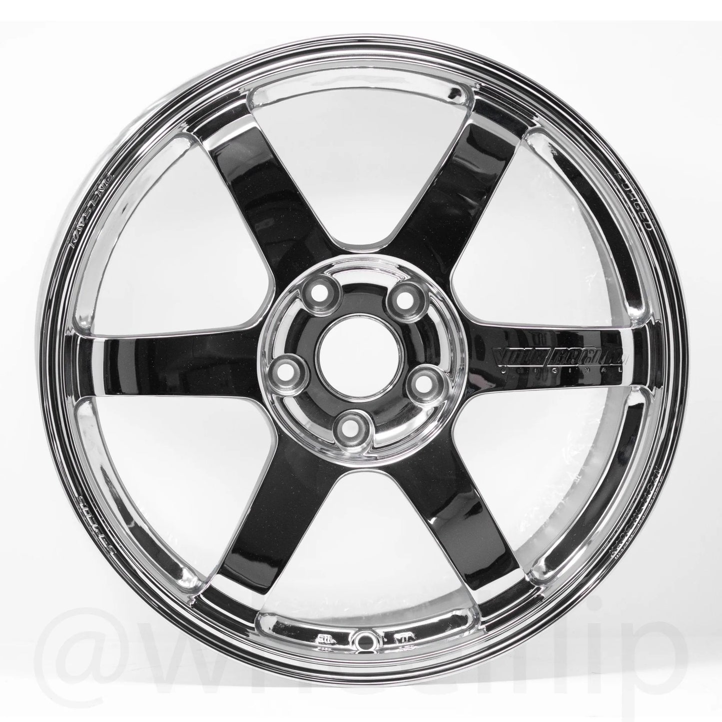Volk Racing TE37 Saga S-Plus 18x9.5 +38 5x114.3 Chrome Plating (SET)