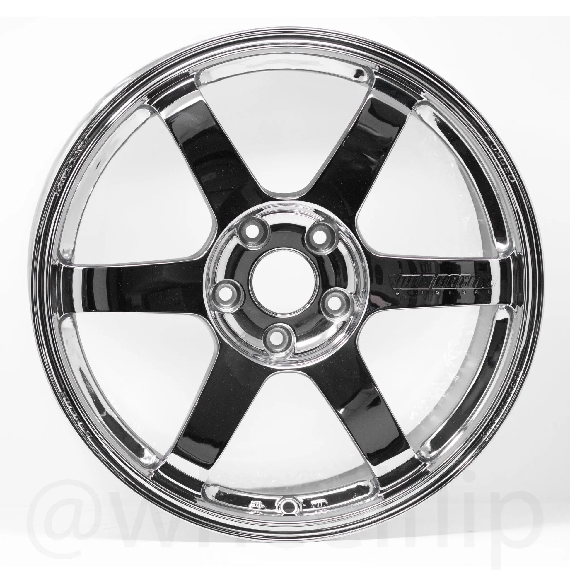 Volk Racing TE37 Saga S-Plus 18x9.5 +38 5x114.3 Chrome Plating (SET)