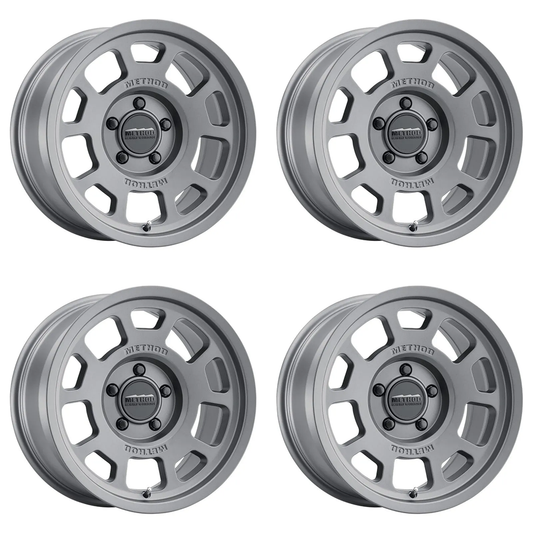(set of 4) Method MR705 Titanium | 17x8.5" +35mm | 5x150mm Wheel