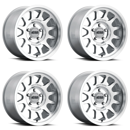 (set of 4) Method MR703 Machined | 17x8.5" +25mm | 5x5in Wheel