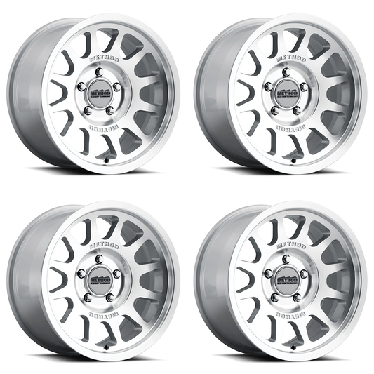 (set of 4) Method MR703 Machined | 17x8.5" +25mm | 5x5in Wheel