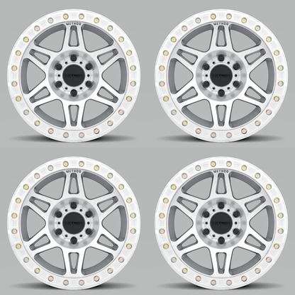 (set of 4) Method MR106 Beadlock Machined | 17x9" -44mm | 6x5.5in Wheel