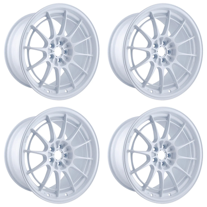 Enkei NT03+M 18x9.5 +40 5x114.3 Vanquish White (SET)