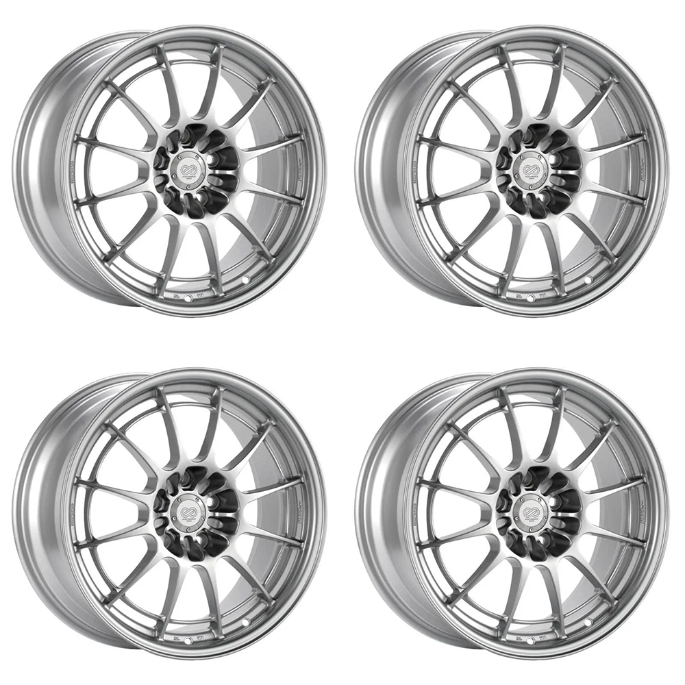Enkei NT03+M 18x8.5 +38 5x114.3 Silver (SET)