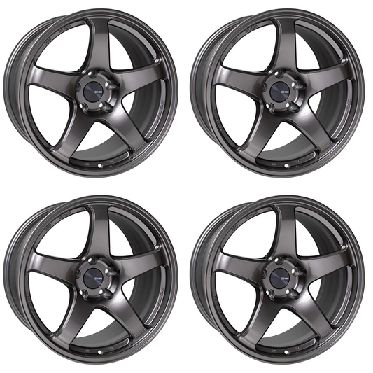 Enkei PF05 17x8 +35 5x114.3 Dark Silver (SET)