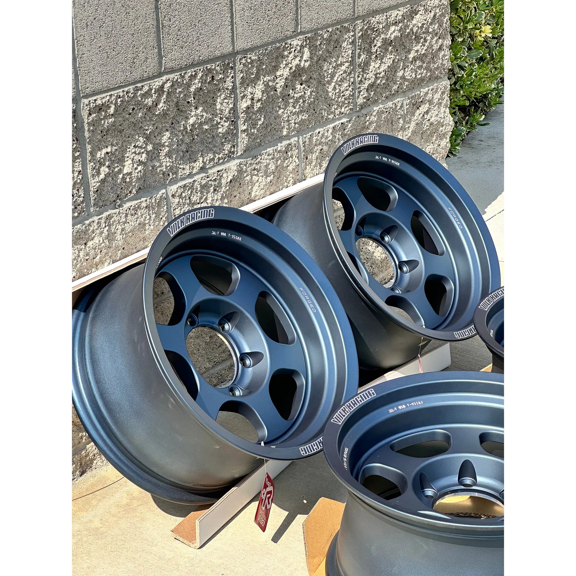 Volk Racing TE37XT M-Spec 16x8 -20, 6x139.7 Matte Blue Gunmetal (SET)
