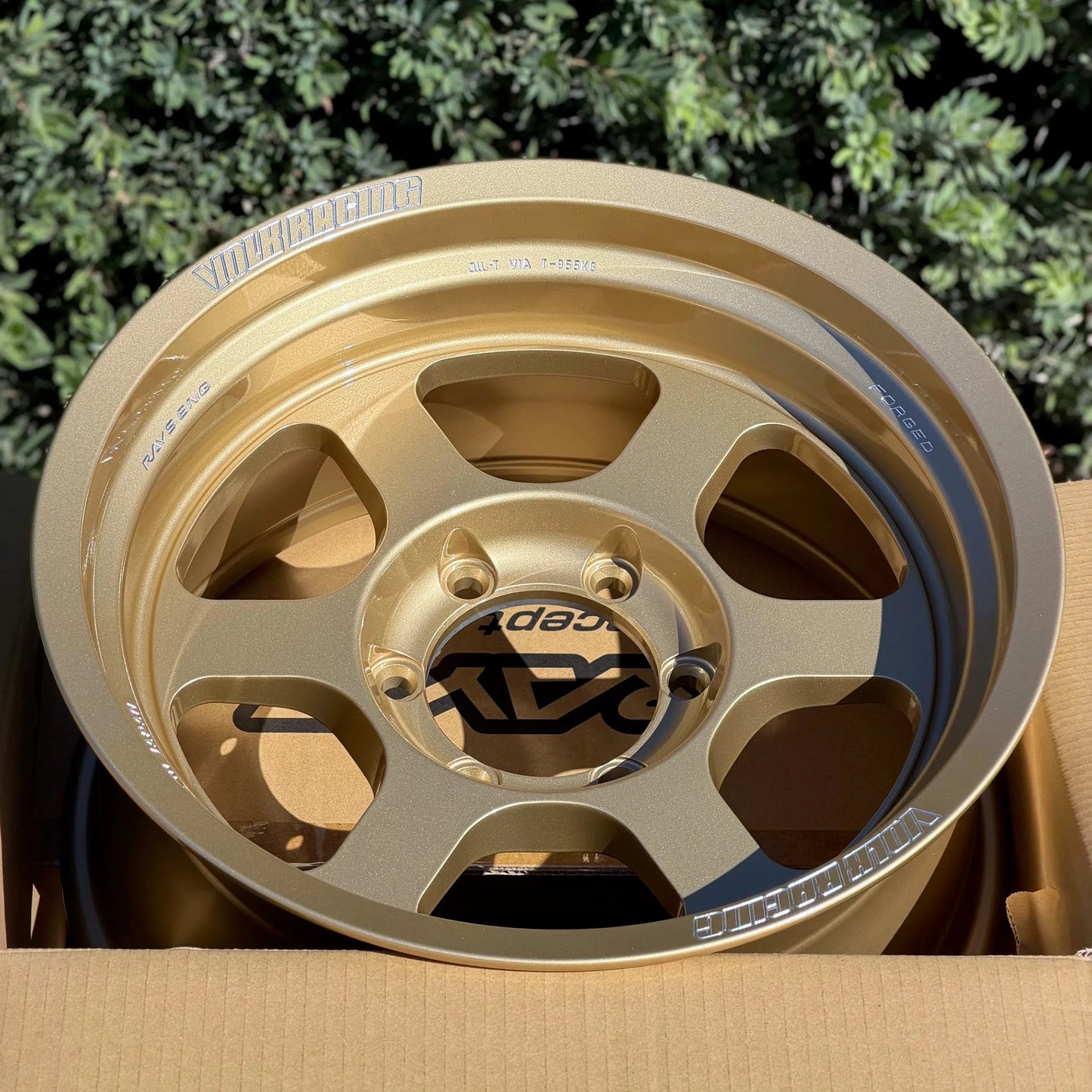 Volk Racing TE37XT M-Spec 17x8.5 -10 6x139.7 Gold (SET)