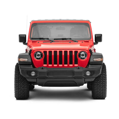 Raxiom 18-22 Jeep JL/JT 9-Inch LED Headlights w/ DRL & Halo | 2018-26 Wrangler/Jimmy (J137646)