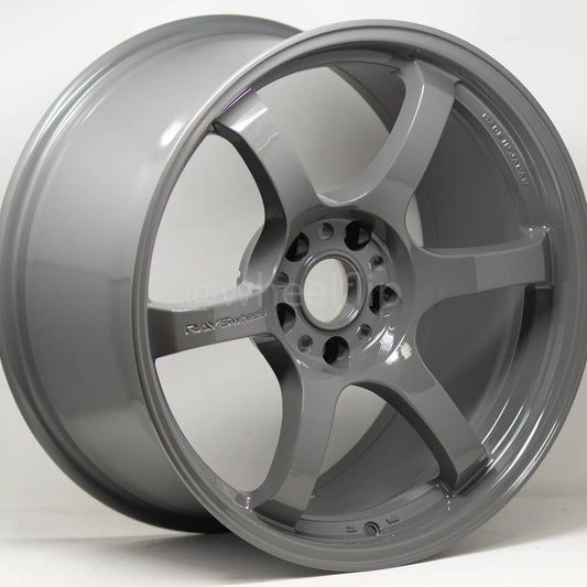 Gram Lights 57DR 18x9.5 +22 5x114.3 Glossy Gray (SET)