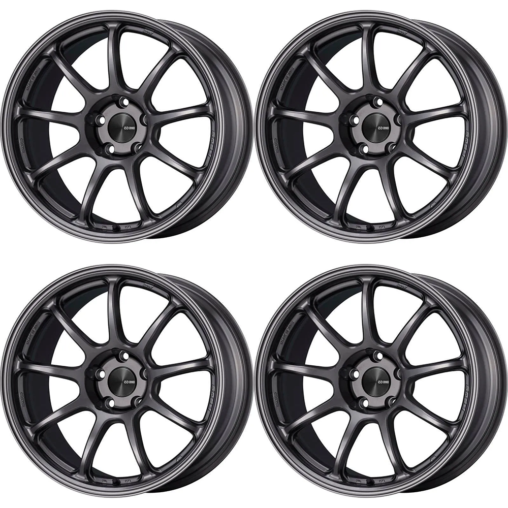 Enkei PF09 18x9.5 +40 5x114.3 Dark Silver (SET)