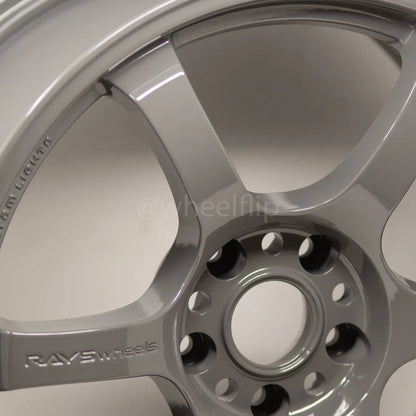 Gram Lights 57DR 18x9.5 +22 5x114.3 Glossy Gray (SET)