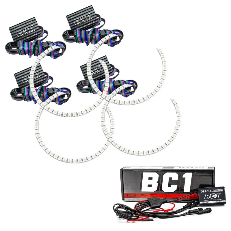 Oracle 07-13 Chevy Silverado Halo Kit Round ColorSHIFT w/ BC1 | (2639-335)
