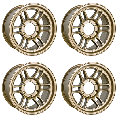 Enkei RPT1 16x8 +0 6x139.7 Titanium Gold (SET)