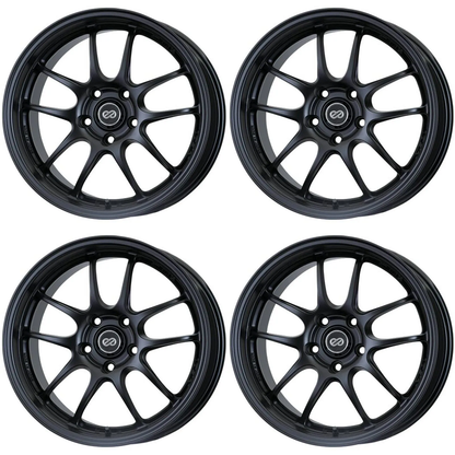 Enkei PF01 18x9 +45 5x114.3 Matte Black (SET)
