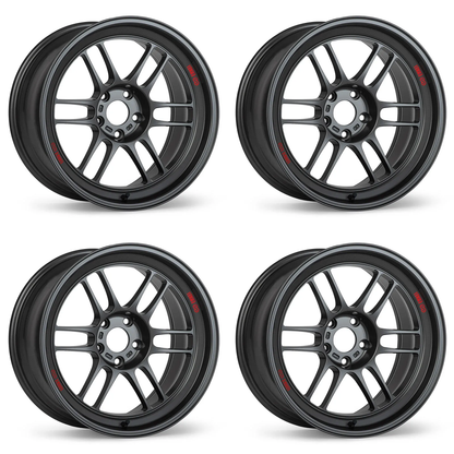 Enkei RPF1RS 18x11 -10 5x114.3 Matte Gunmetal (SET)