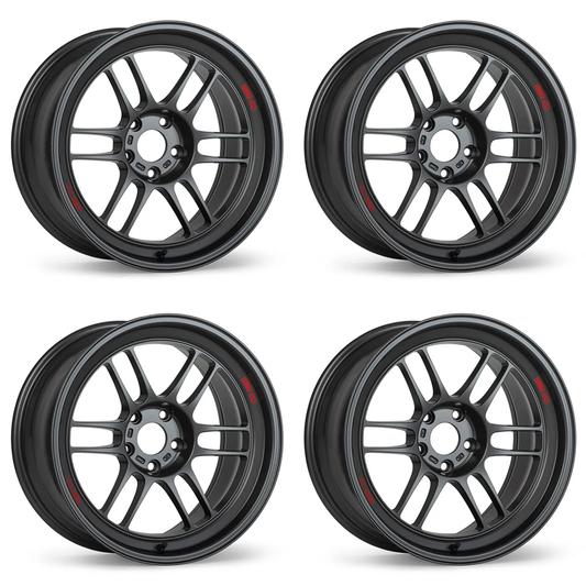 Enkei RPF1RS 18x11 -10 5x114.3 Matte Gunmetal (SET)