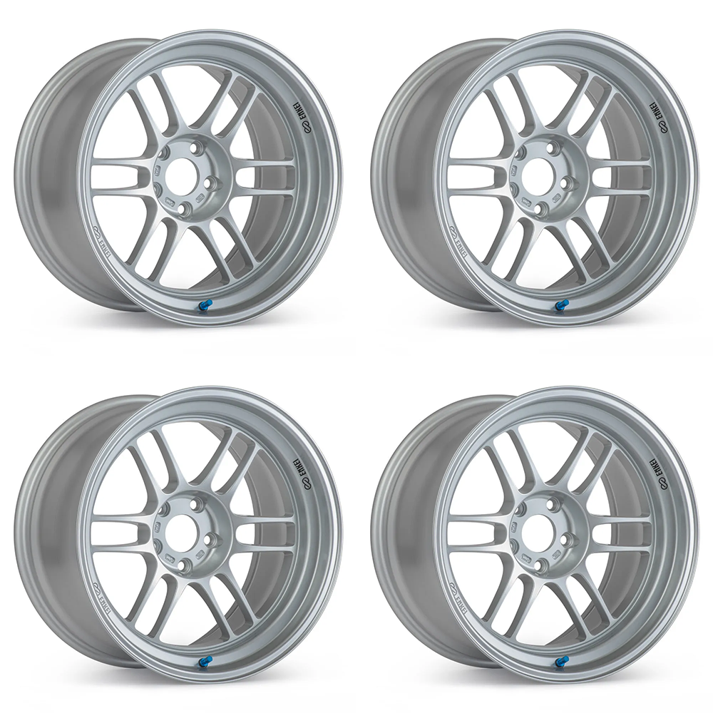 Enkei RPF1RS 18x9.5 +12 5x114.3 Silver (SET)