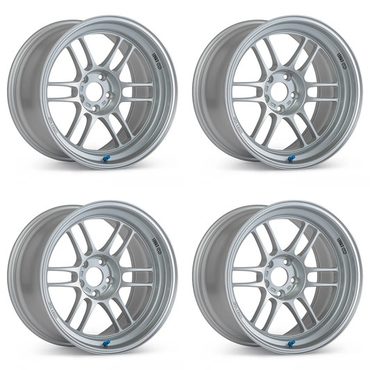 Enkei RPF1RS 18x9.5 +12 5x114.3 Silver (SET)