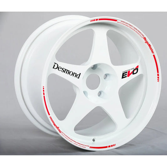 Desmond Regamaster EVO II 18x9.5 +22, 18x10.5 +22 Gloss White (SET)