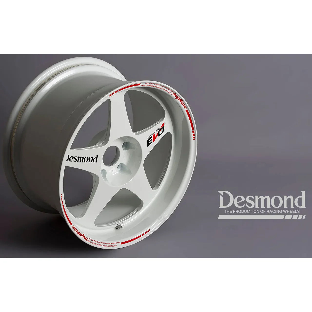 Desmond Regamaster EVO II 18x9.5 +22, 18x10.5 +22 Gloss White (SET)