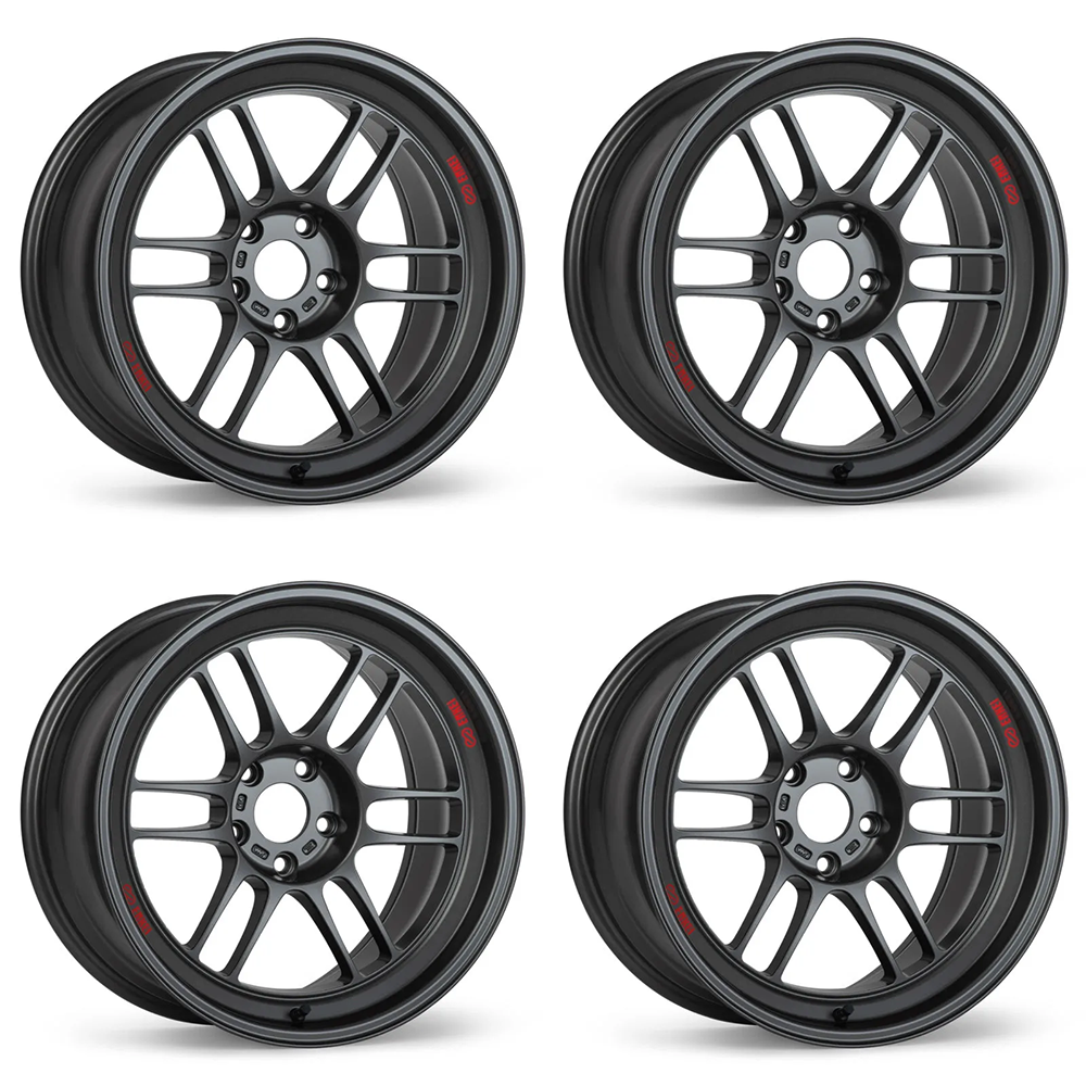 Enkei RPF1RS 18x10.5 +10 5x114.3 Matte Gunmetal (SET)