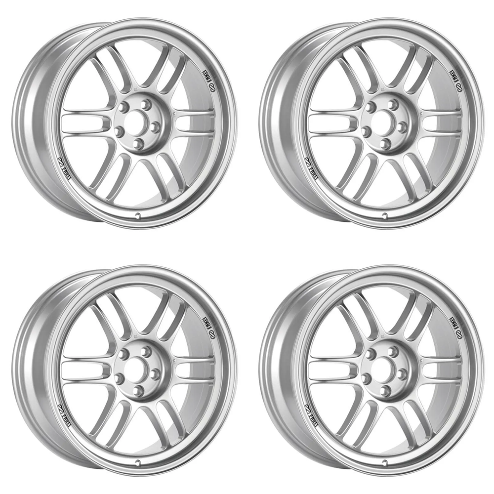 Enkei RPF1 17x8.5 30 5x114.3 Silver (SET)