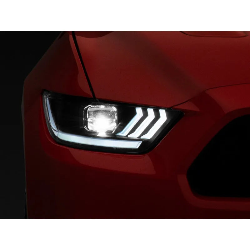 Raxiom Mustang LED Projector Headlights | 2015-23 Ford Mustang (407613)