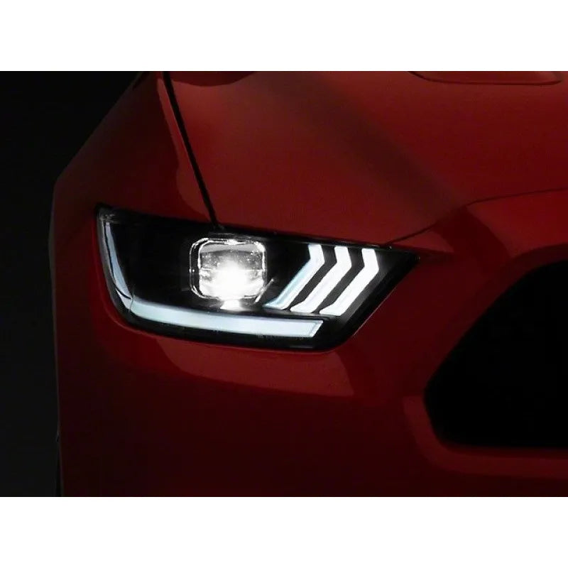 Raxiom Mustang LED Projector Headlights | 2015-23 Ford Mustang (407613)
