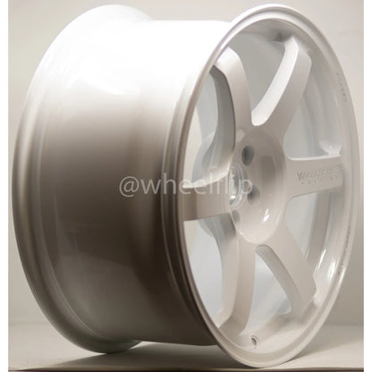 Volk Racing TE37 Saga S-Plus 18x9.5 +38 5x114.3 Dash White (SET)