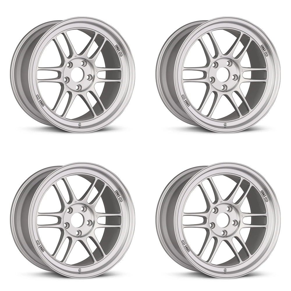 Enkei RPF1 18x10 +38 5x114.3 Silver (SET)