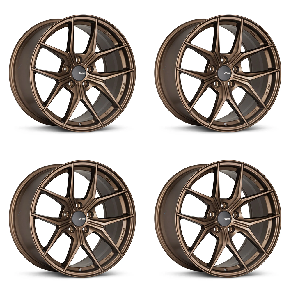 Enkei TSR-X Gloss Bronze | 18x8.5" +38mm | 5x114.3mm (Set of 4)