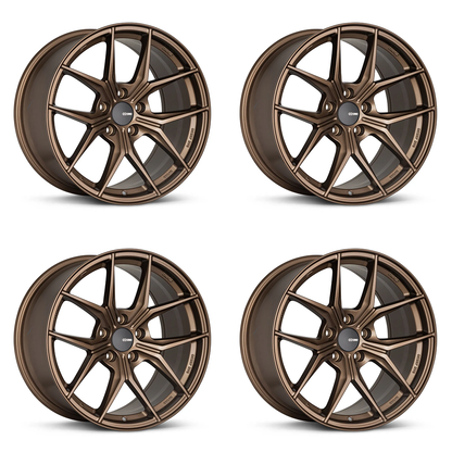 Enkei TSR-X Gloss Bronze | 18x8.5" +38mm | 5x114.3mm (Set of 4)