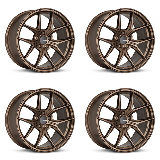 Enkei TSR-X Gloss Bronze | 18x8.5" +38mm | 5x114.3mm (Set of 4)