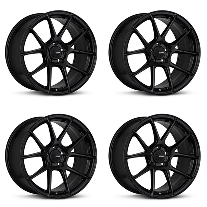 Enkei TS-V Gloss Black | 18x8" +45mm | 5x114.3mm (Set of 4)