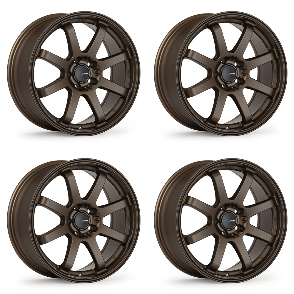 Enkei VANQUISH Matte Bronze | 18x8.5" +38mm | 5x114.3mm (Set of 4)