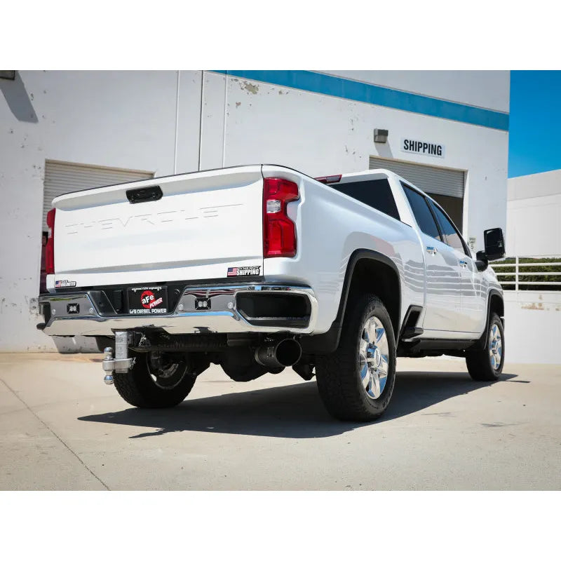 aFe HD 5in SS DPF-Back Exhaust | GM Trucks 20-21 2500/3500 HD (49-44125-B)