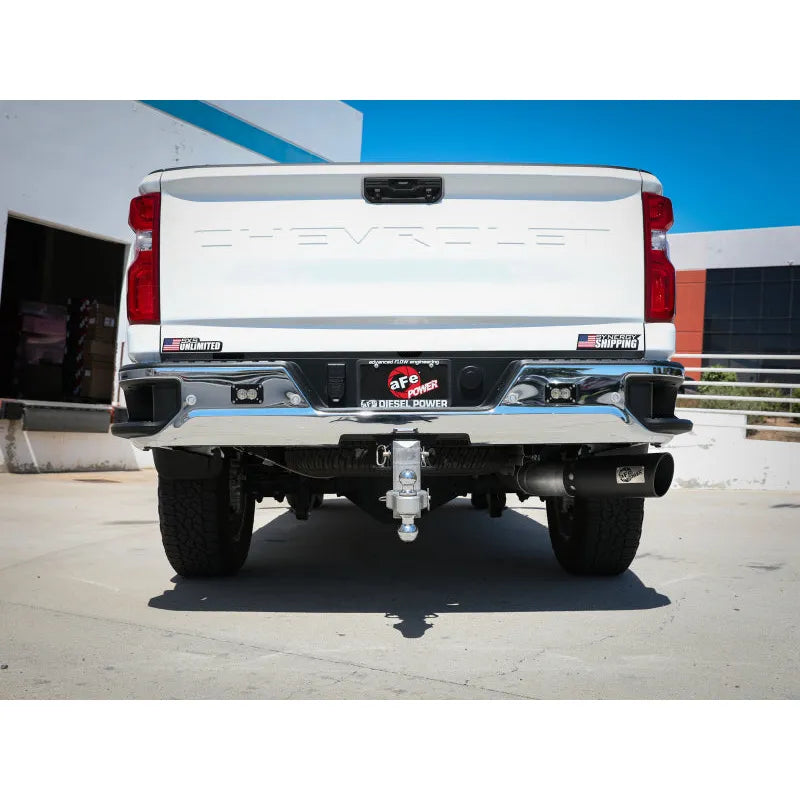 aFe HD 5in SS DPF-Back Exhaust | GM Trucks 20-21 2500/3500 HD (49-44125-B)