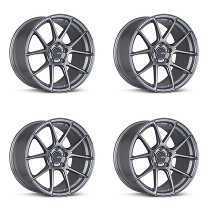 Enkei TS-V Storm Gray | 18x8.5" +45mm | 5x100mm (Set of 4)