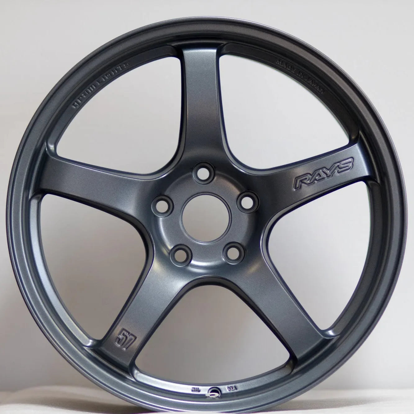 Gram Lights 57CR 18x9.5 +38 5x120 Gun Blue 2 (SET)